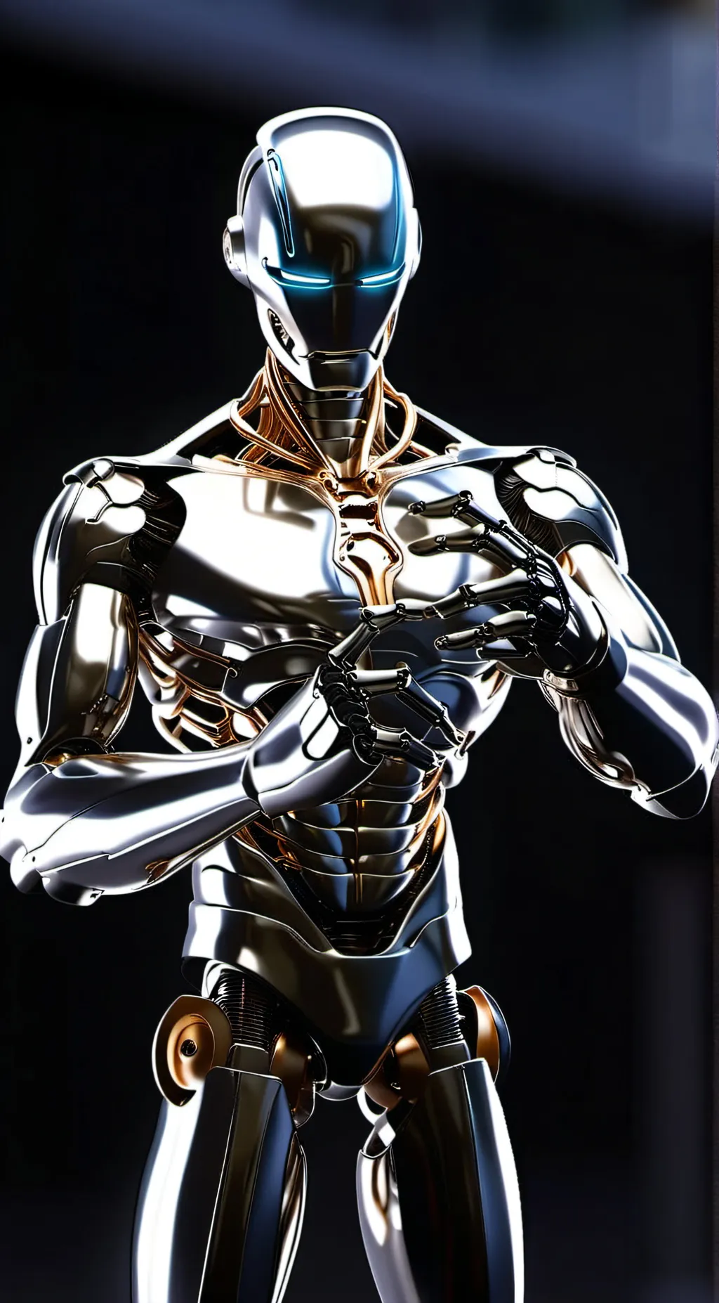 ai character: animatronic background