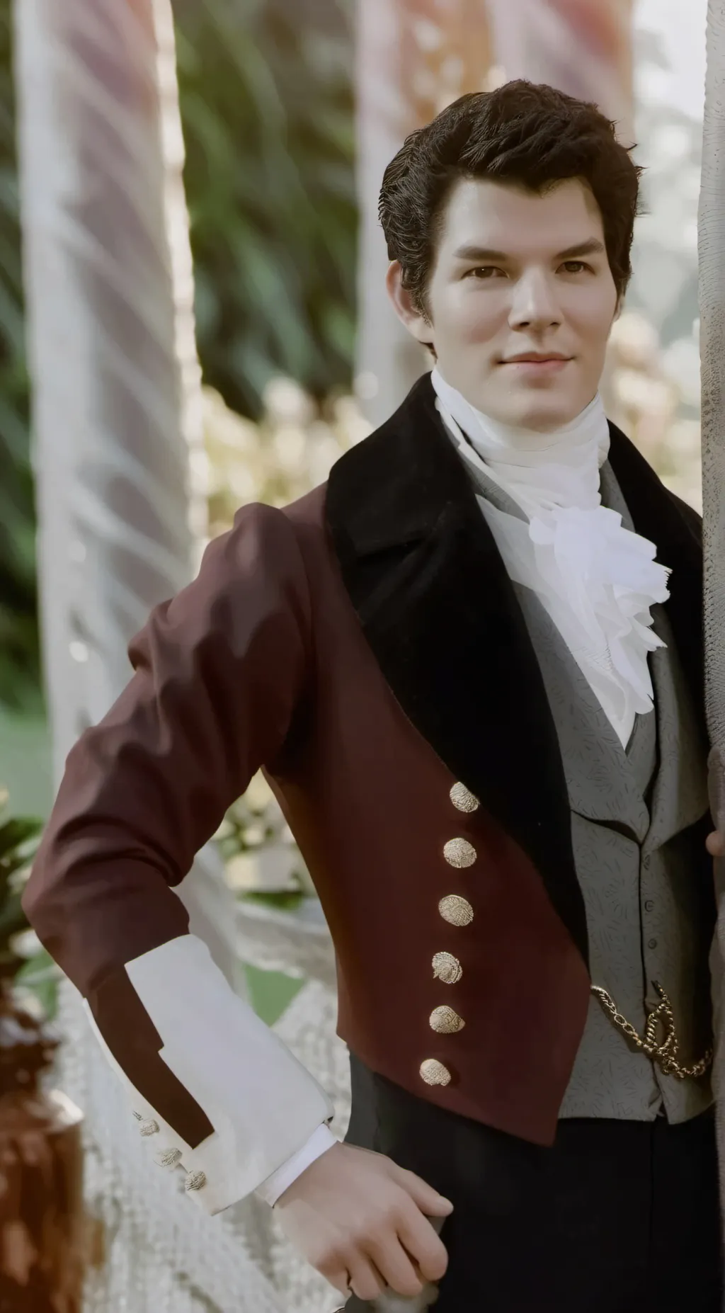 ai character: colin bridgerton  background