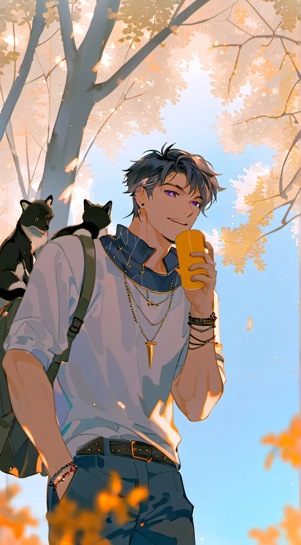 ai character: aaron background