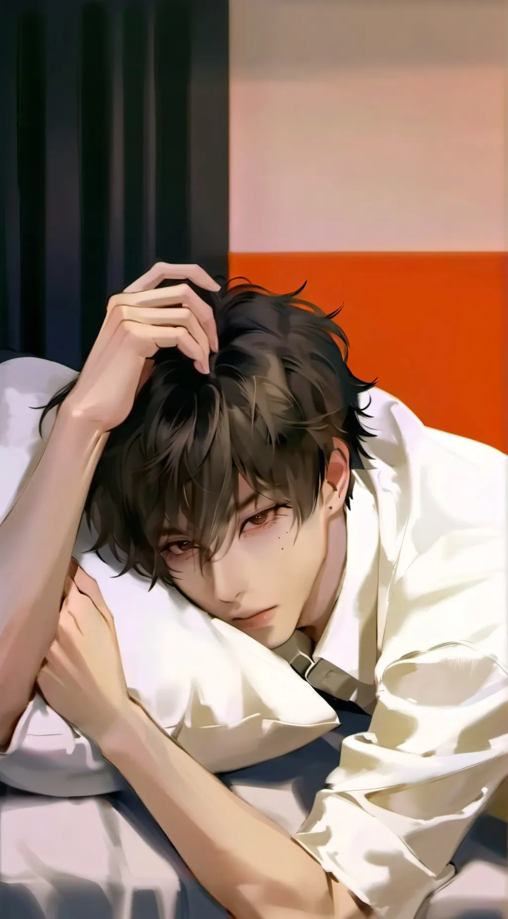 ai character: ash background