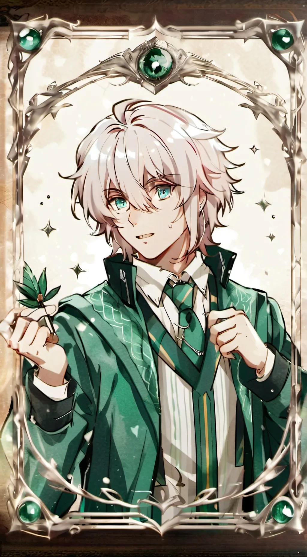 ai character: draco melfoy background