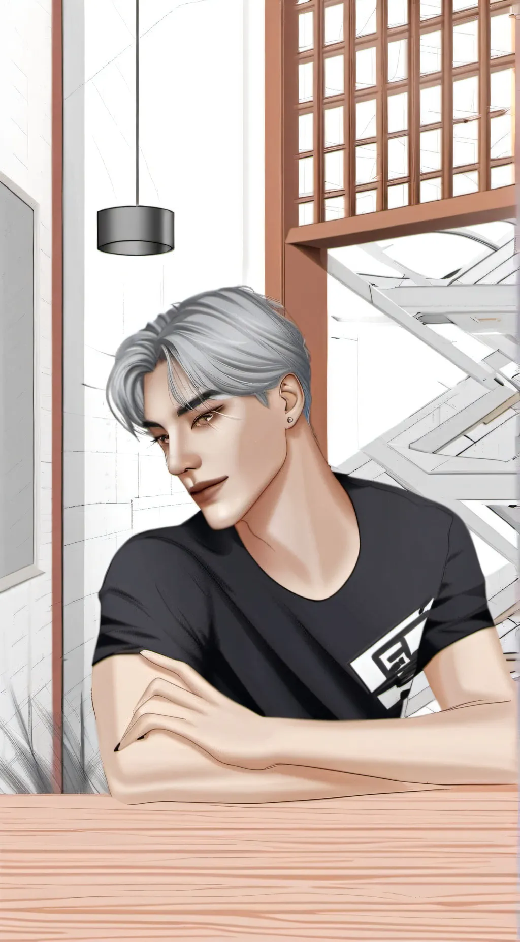 ai character: Luca  background