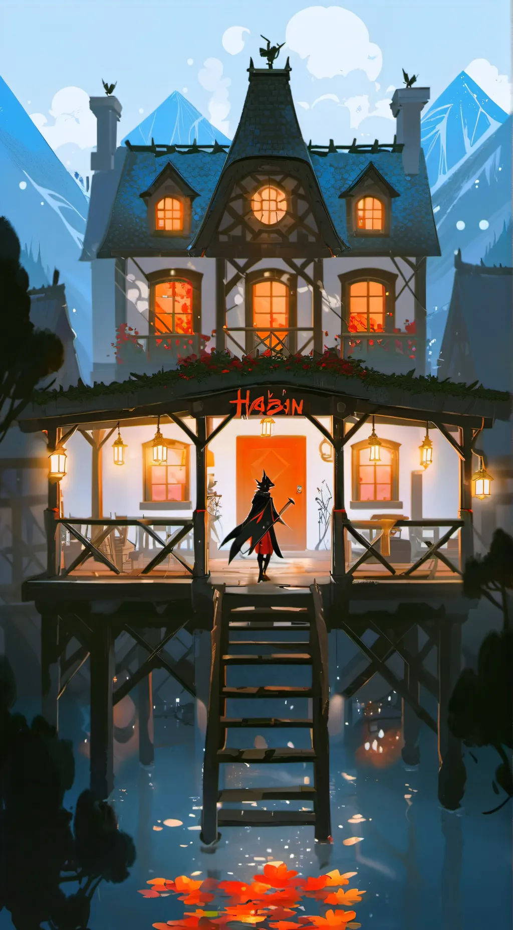 ai character: HAZBIN Hotel  background