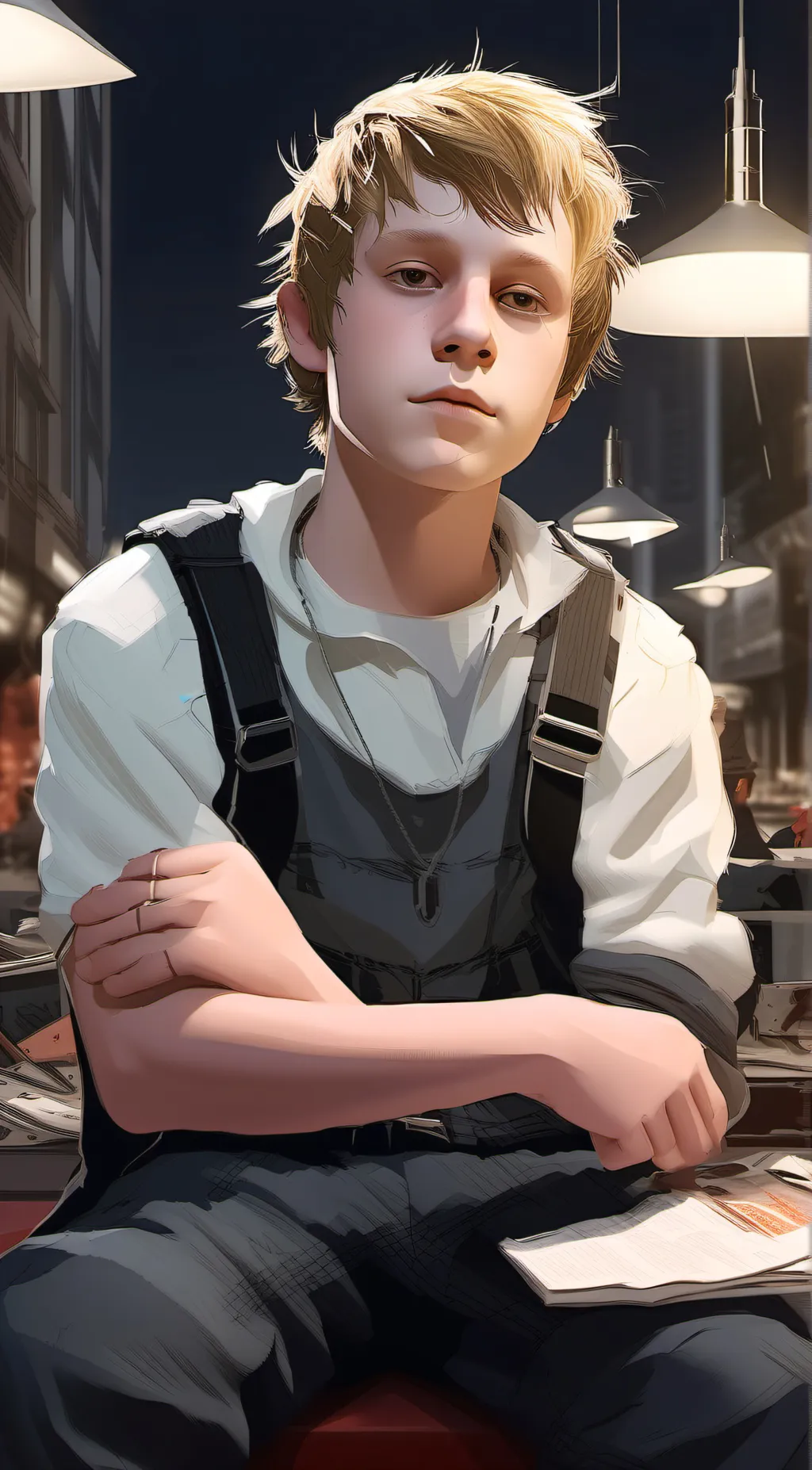 ai character: KADEN!!!! background