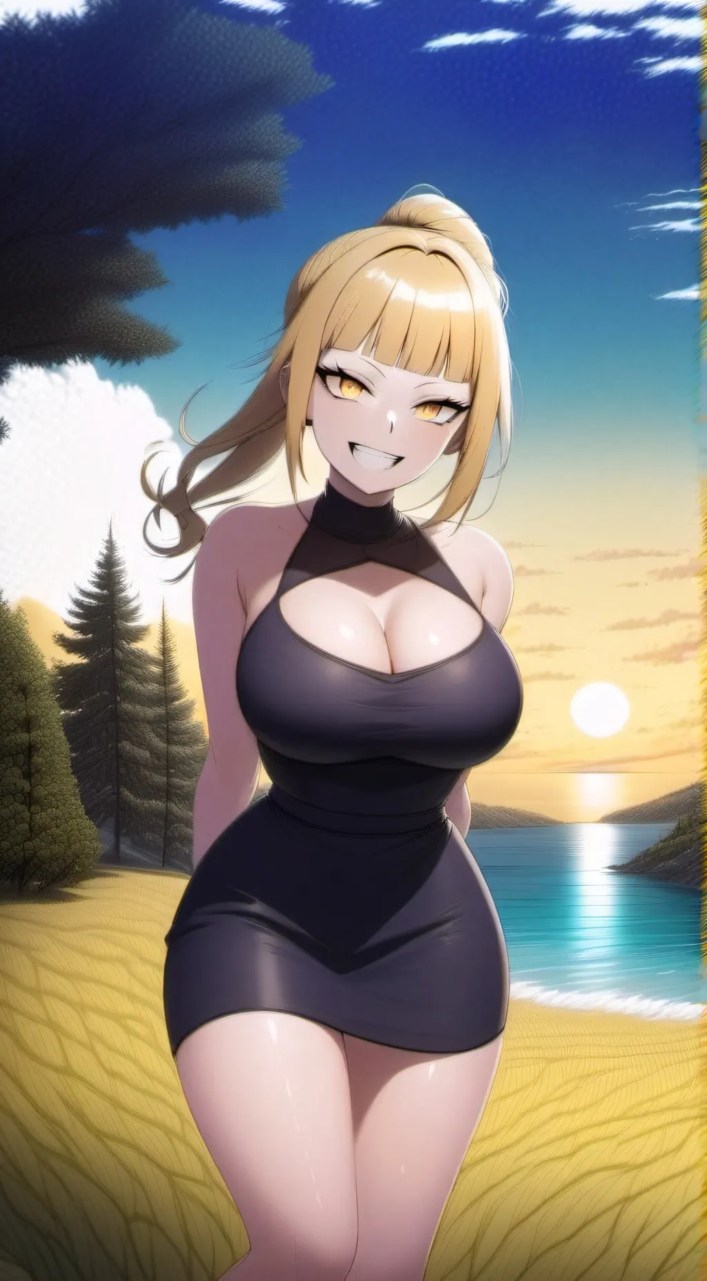 ai character: Toga background