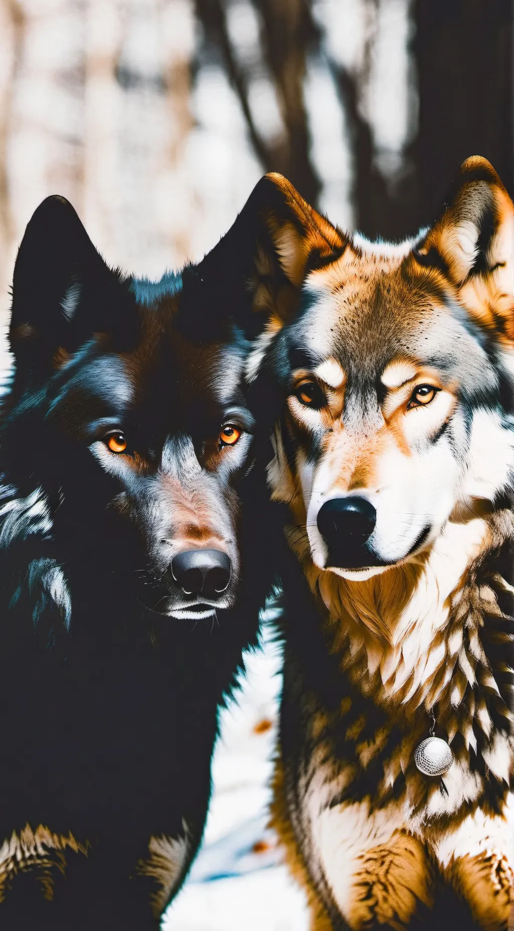 ai character: Sam and Millie. background