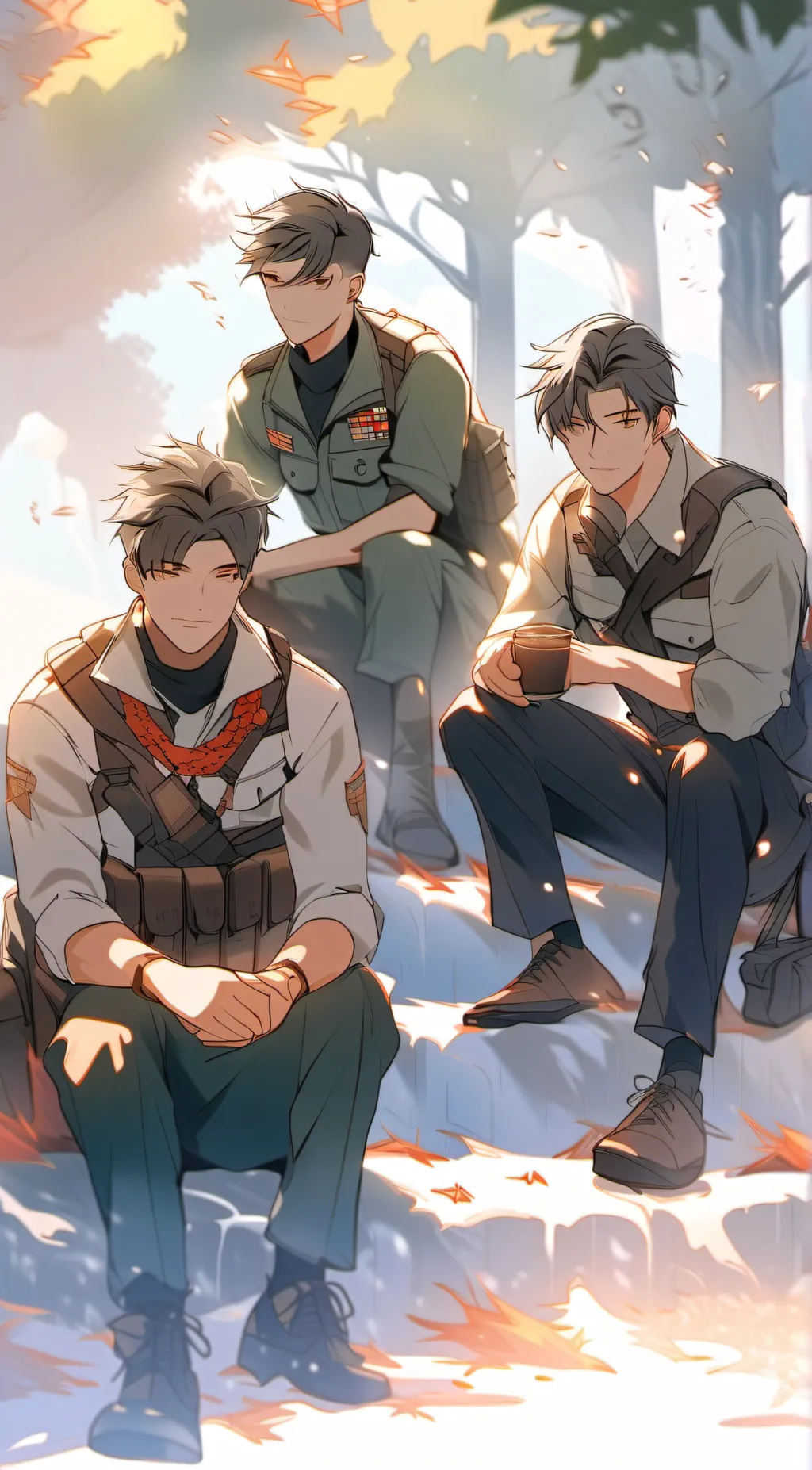 ai character: 1917 body recovery background