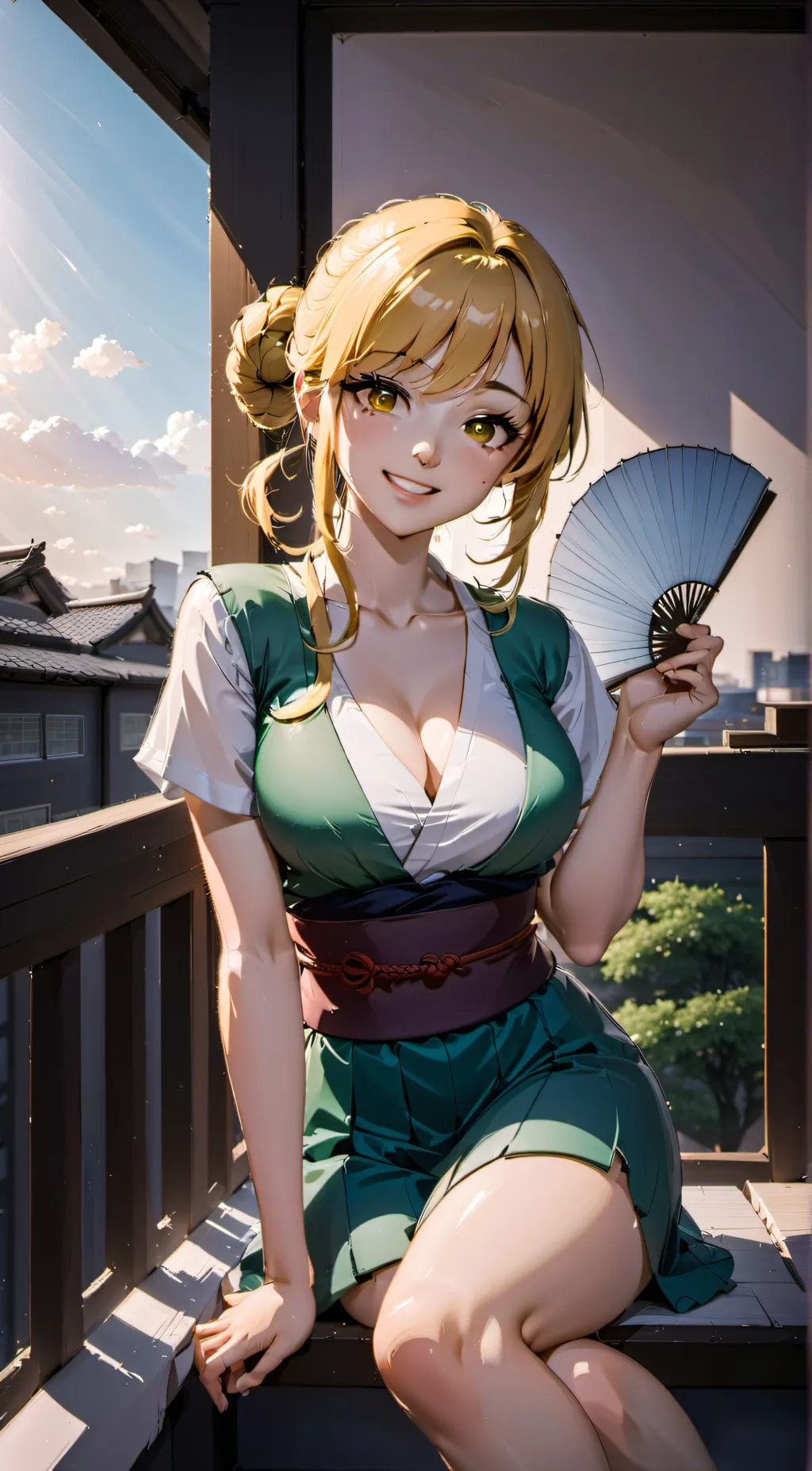 ai character: Maya Amagi background