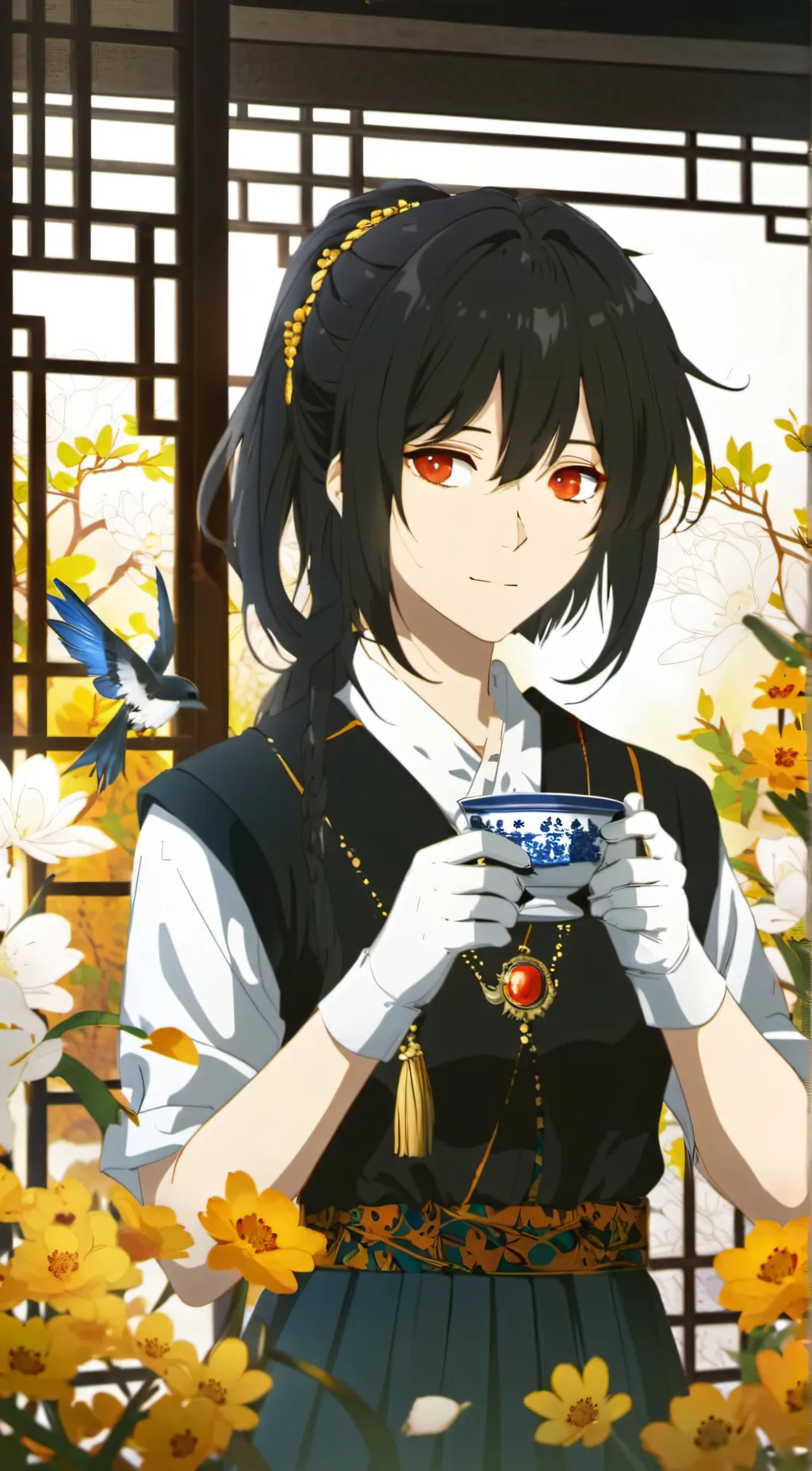 ai character: Anny background