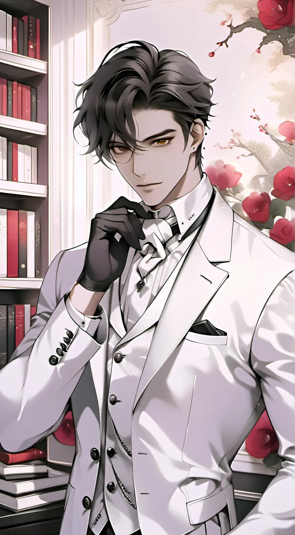 ai character: •<《Damian》>• background