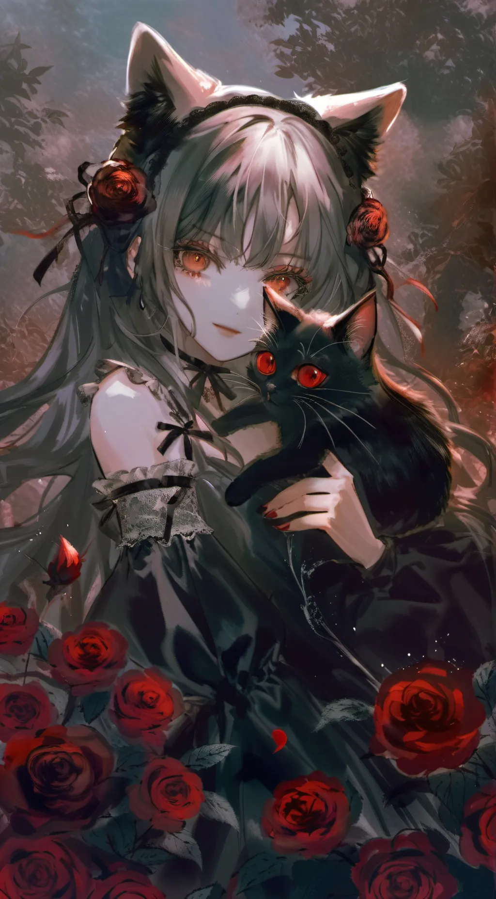 ai character: Kasumi  background