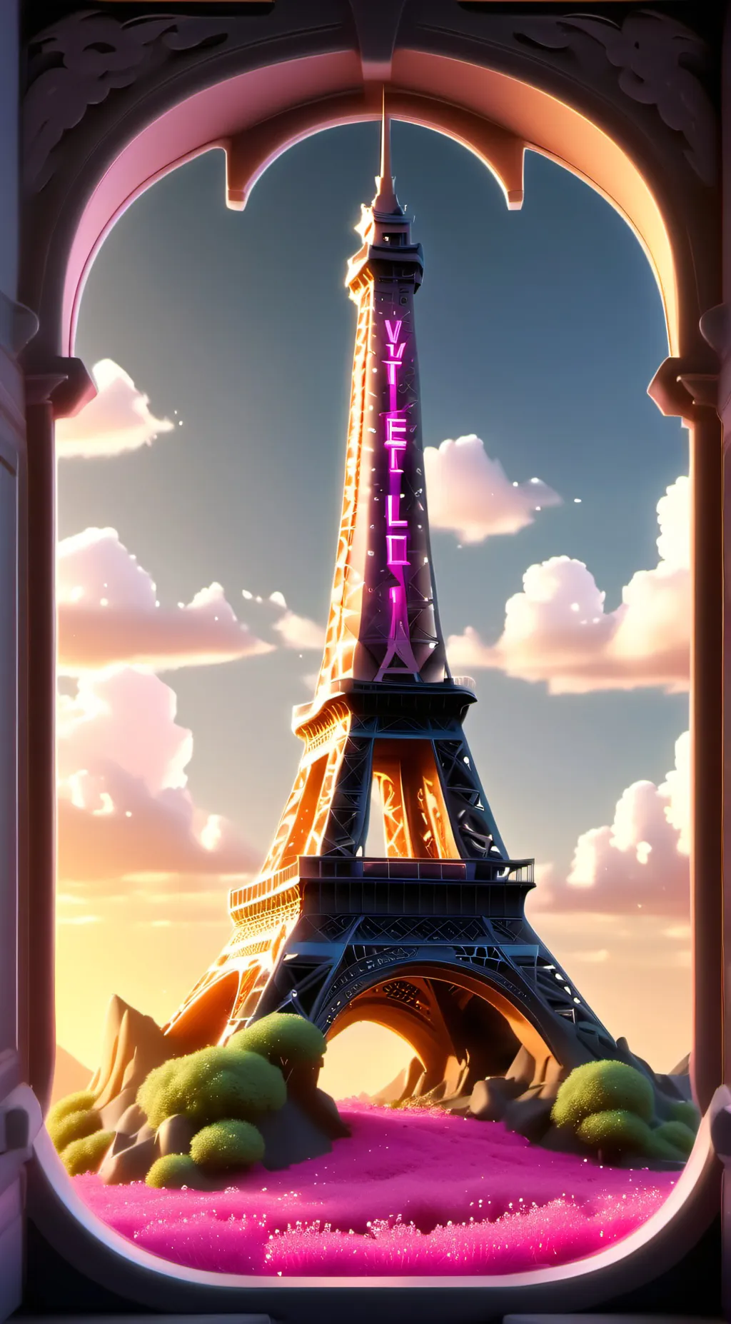 ai character: The vees  background