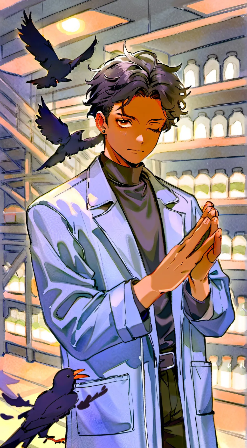 ai character: Dexter Vincetto background