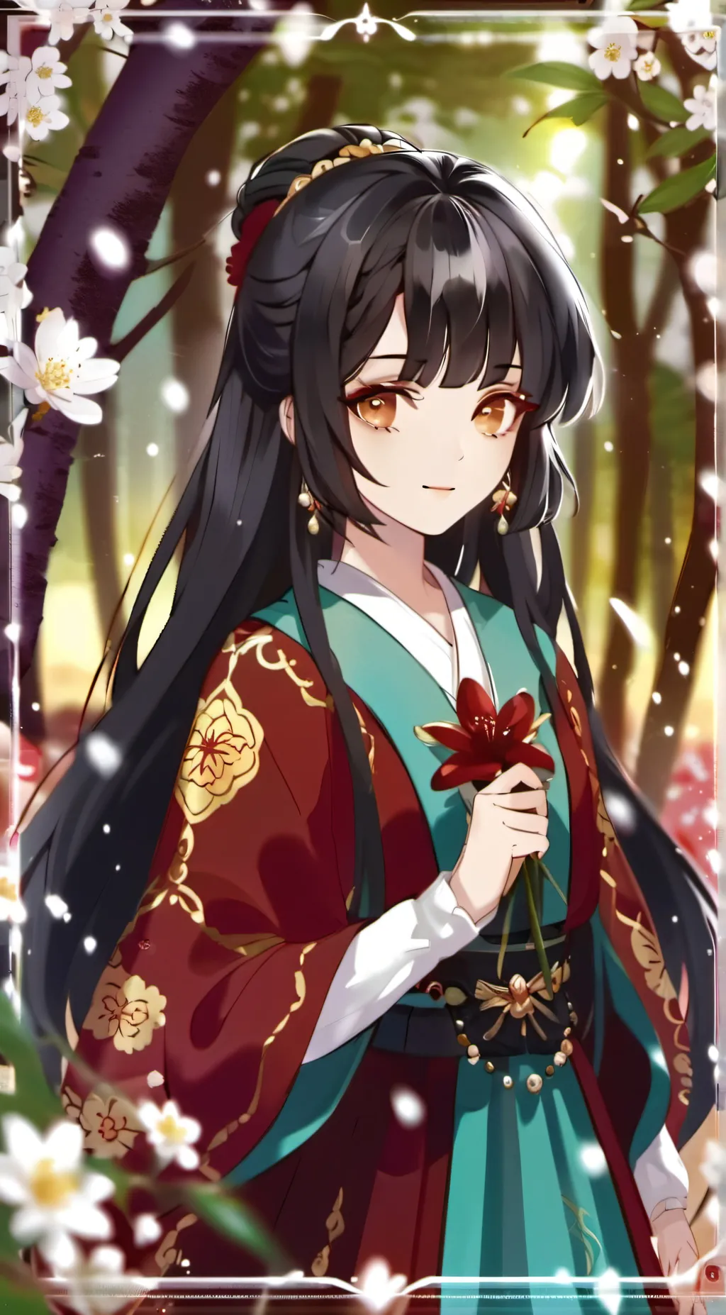 ai character: Aurora background