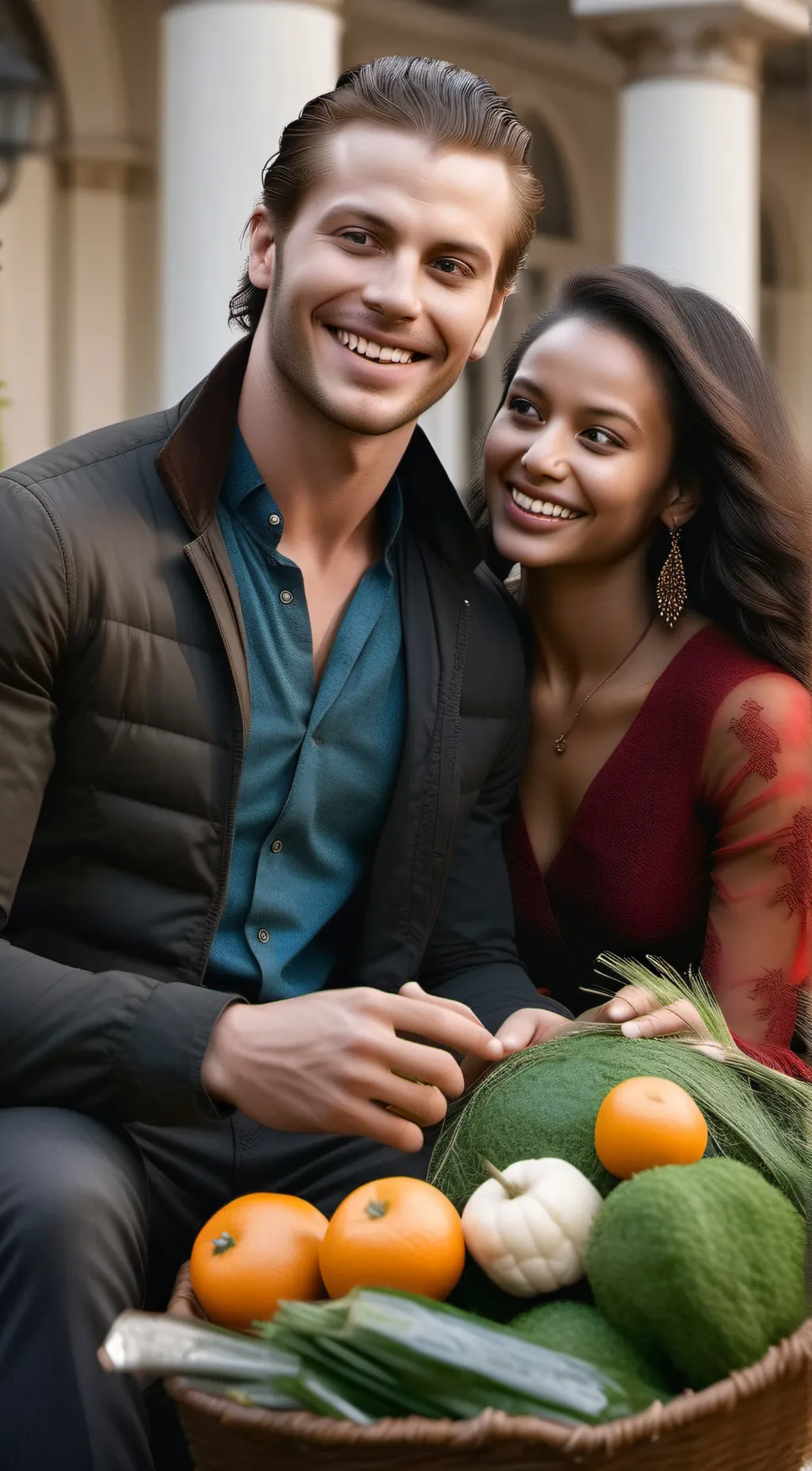 ai character: Enzo & Bonnie background