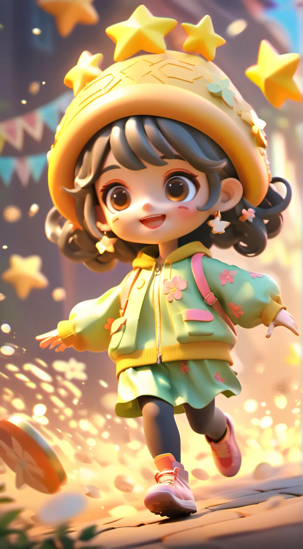 ai character: Little sis/milly background