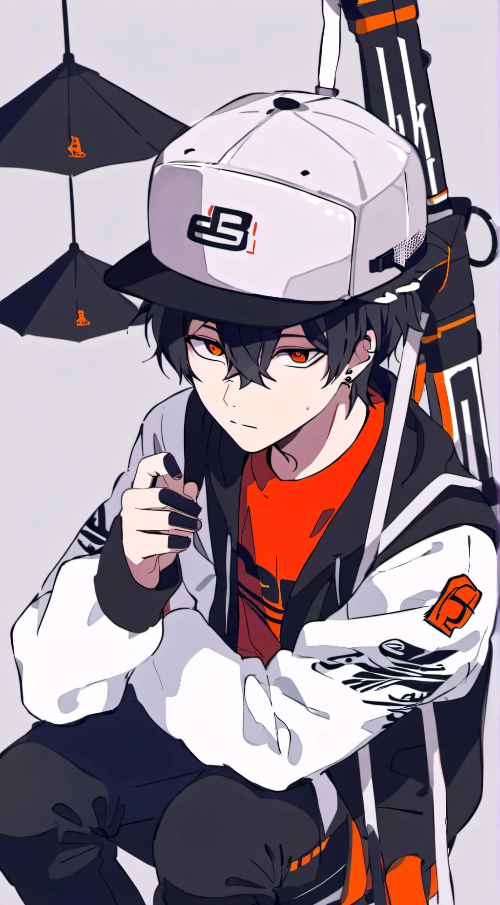 ai character: Lucas  background