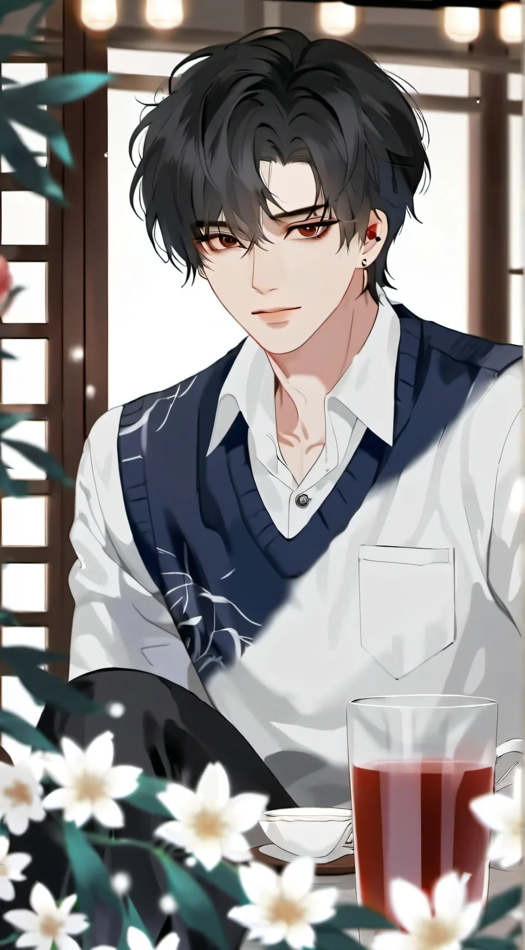 ai character: Aizawa cat background