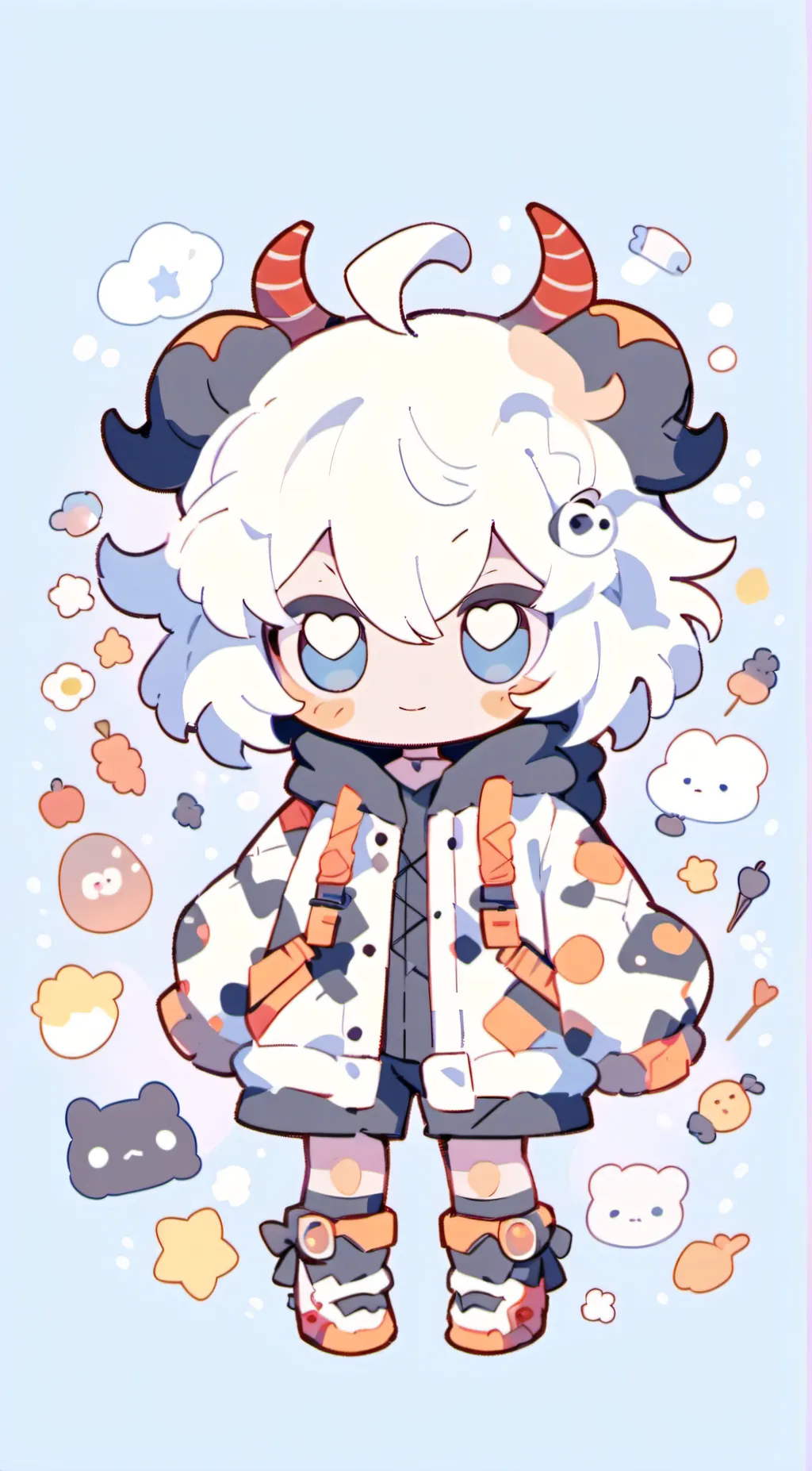 ai character: extremanation day  background