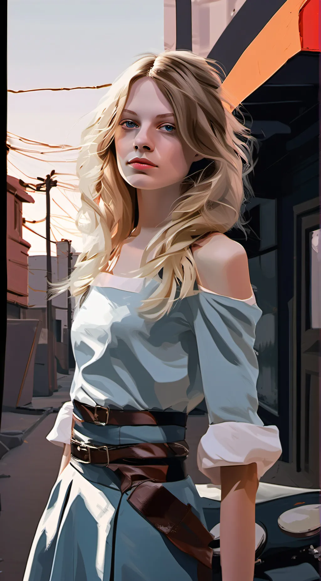 ai character: Evelyn  background