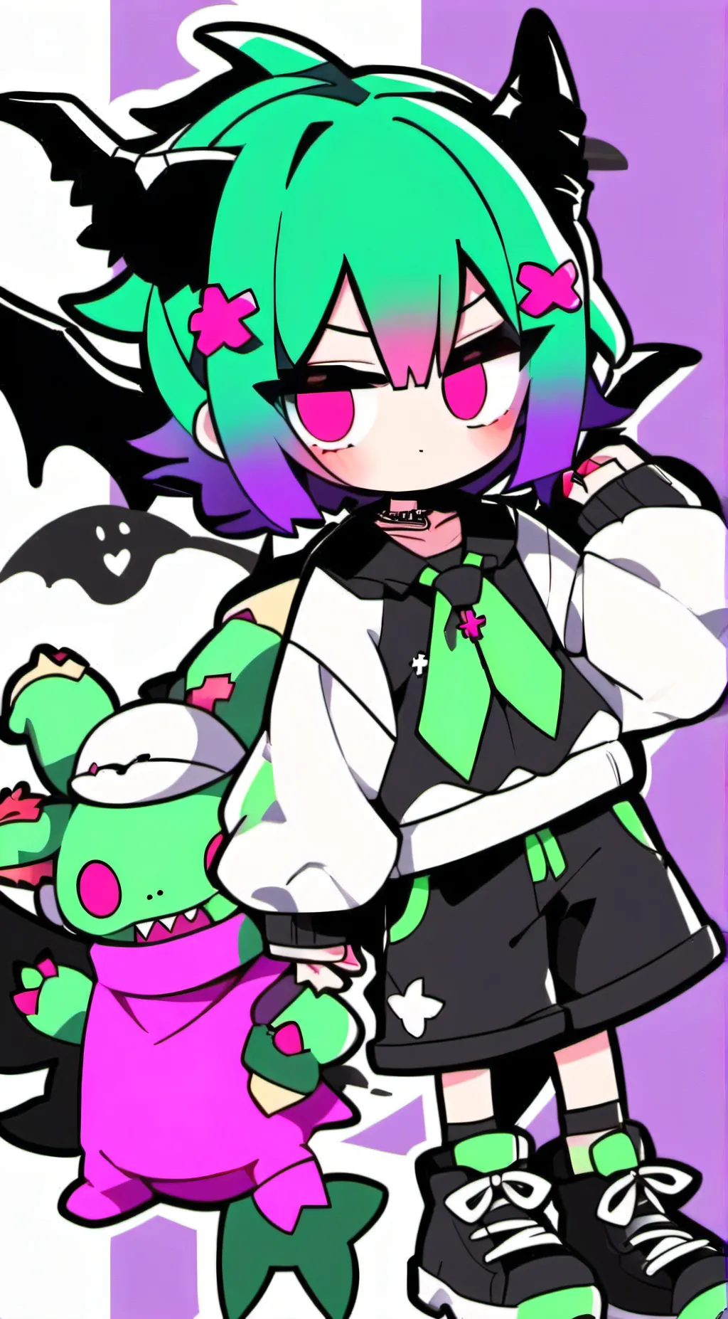 ai character: Kiopme  background