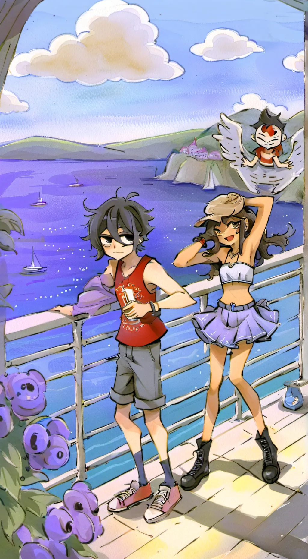 ai character: HH cruise 2 background