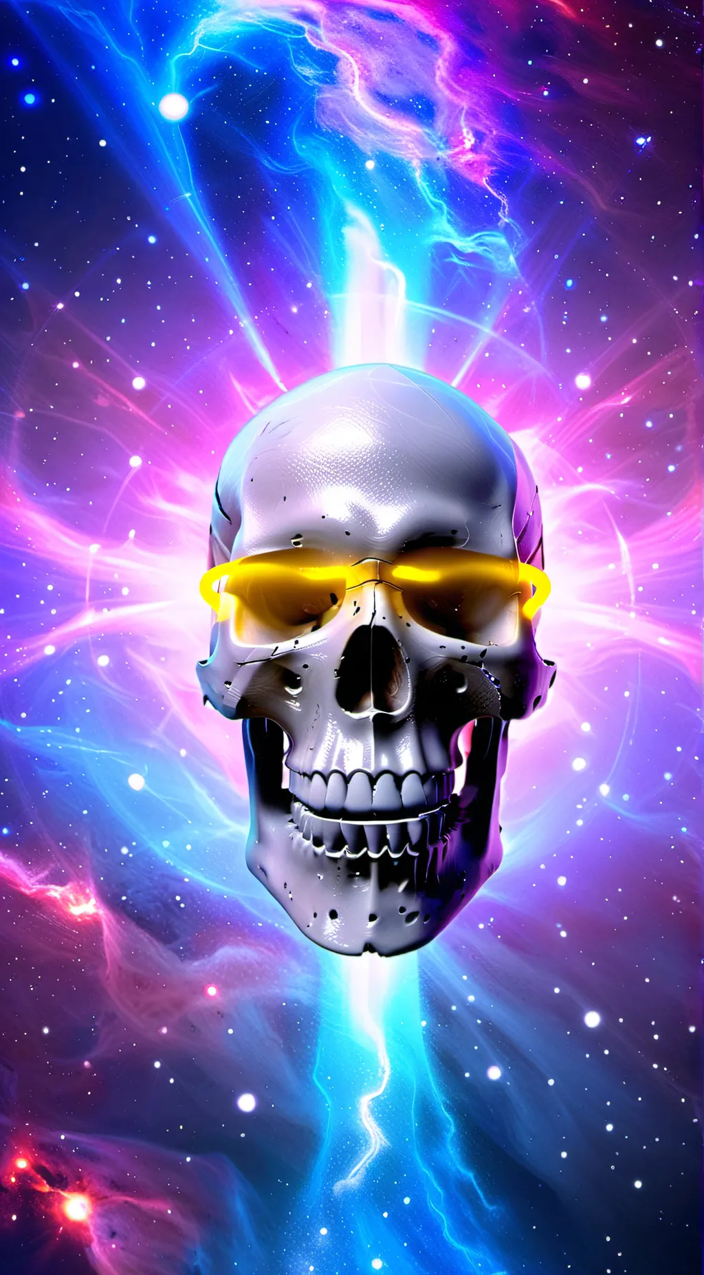 ai character: THE SKULL background