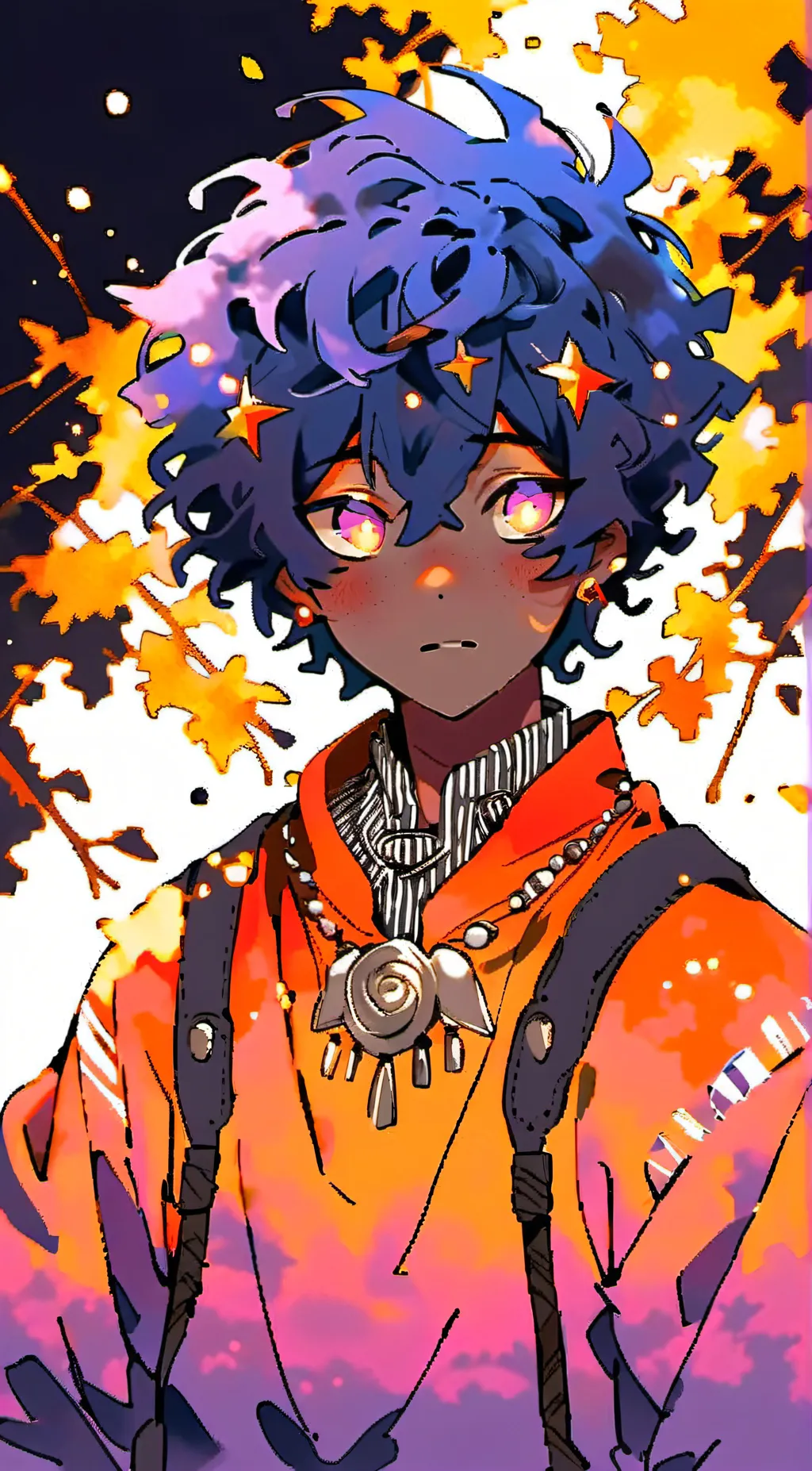 ai character: Hoshino Hikari background