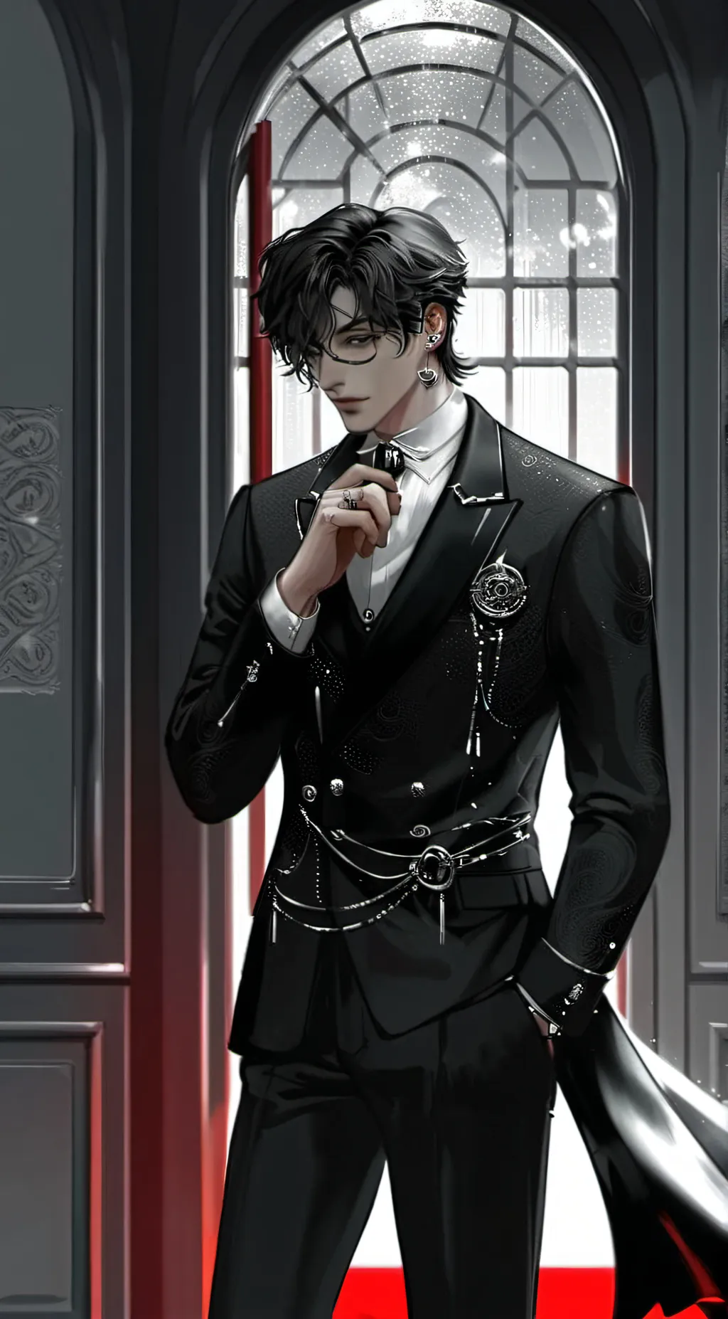 ai character: Roman Kingston  background