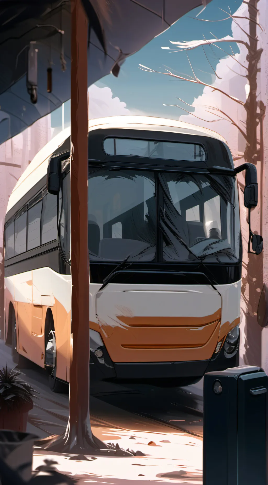 ai character: MHA field trip background