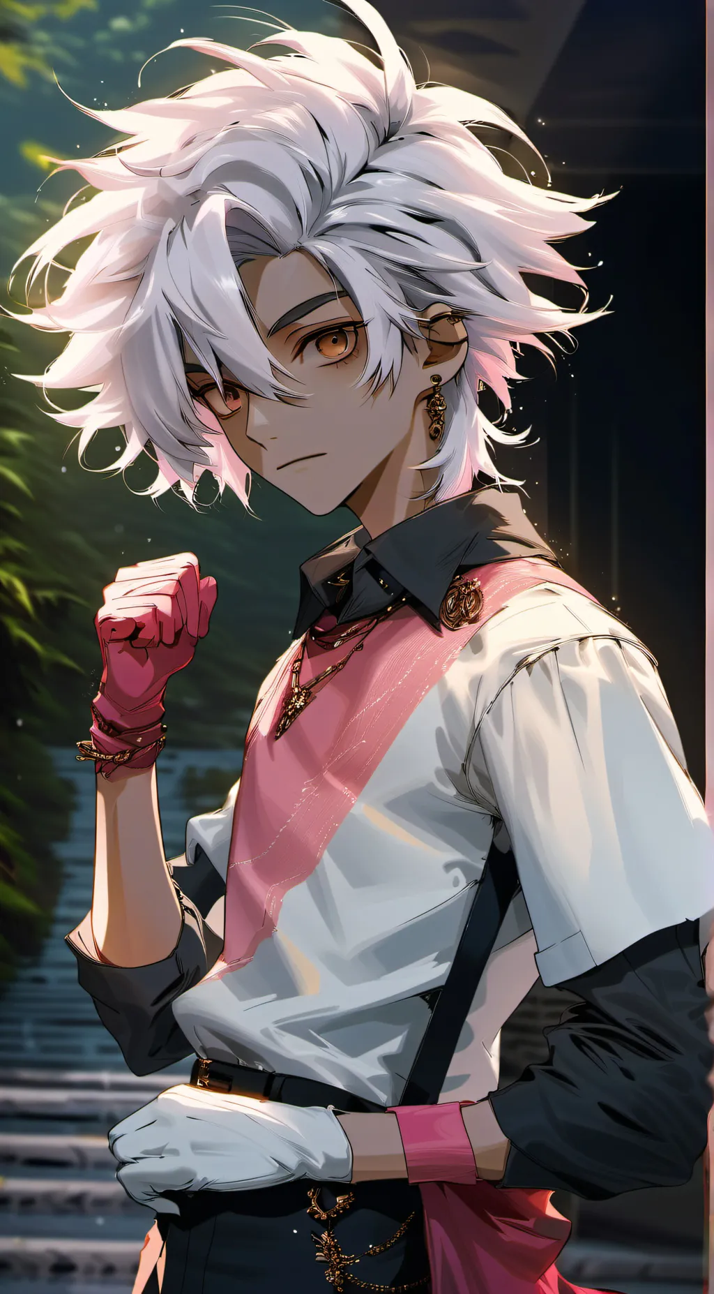 ai character: Angel  background