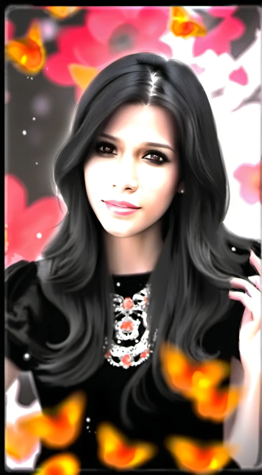 ai character: Angelica  background