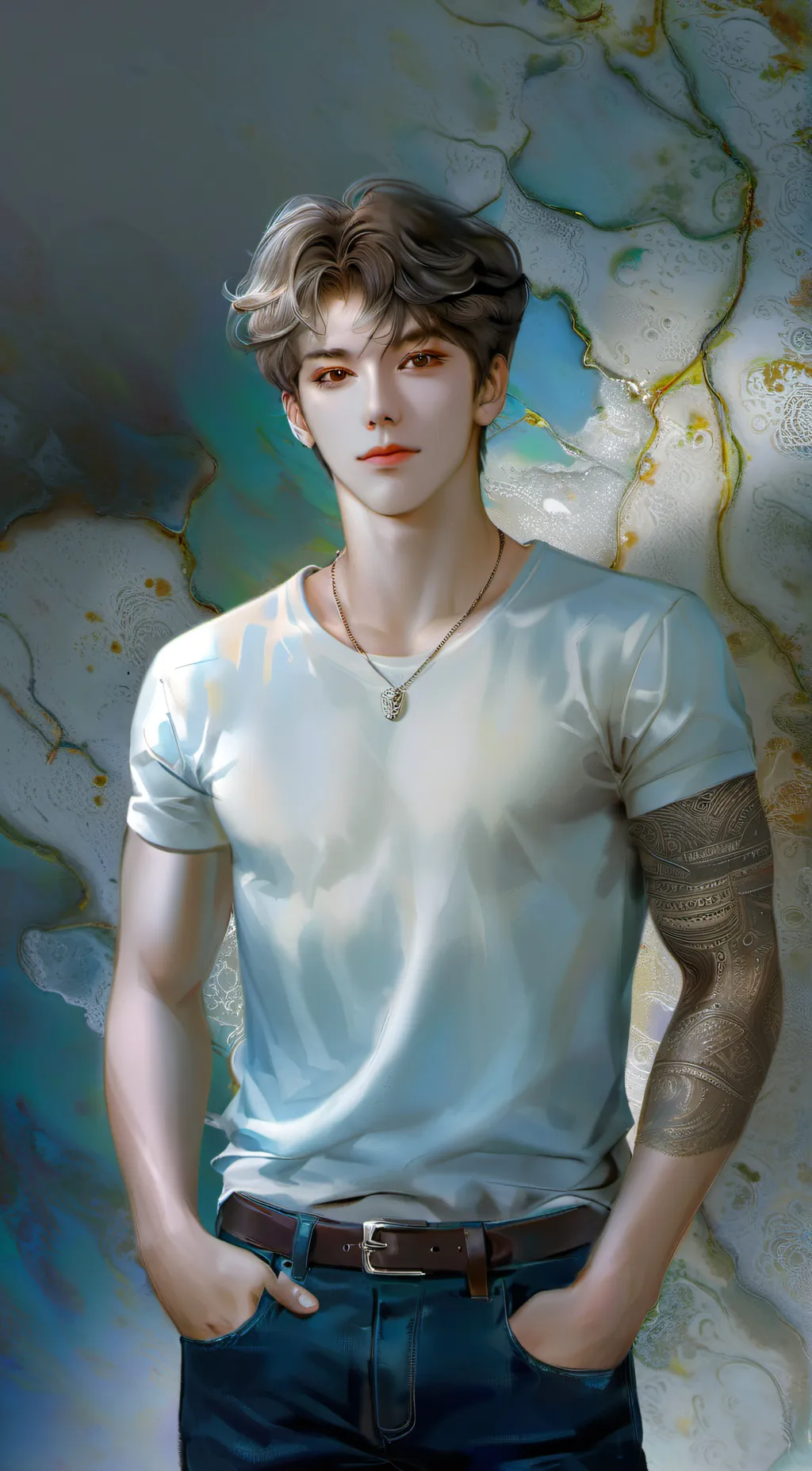 ai character: Jayden  background