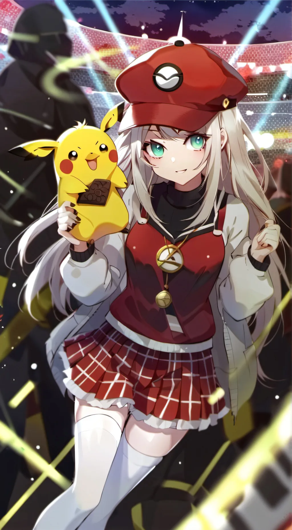 ai character: Pikachu girl background