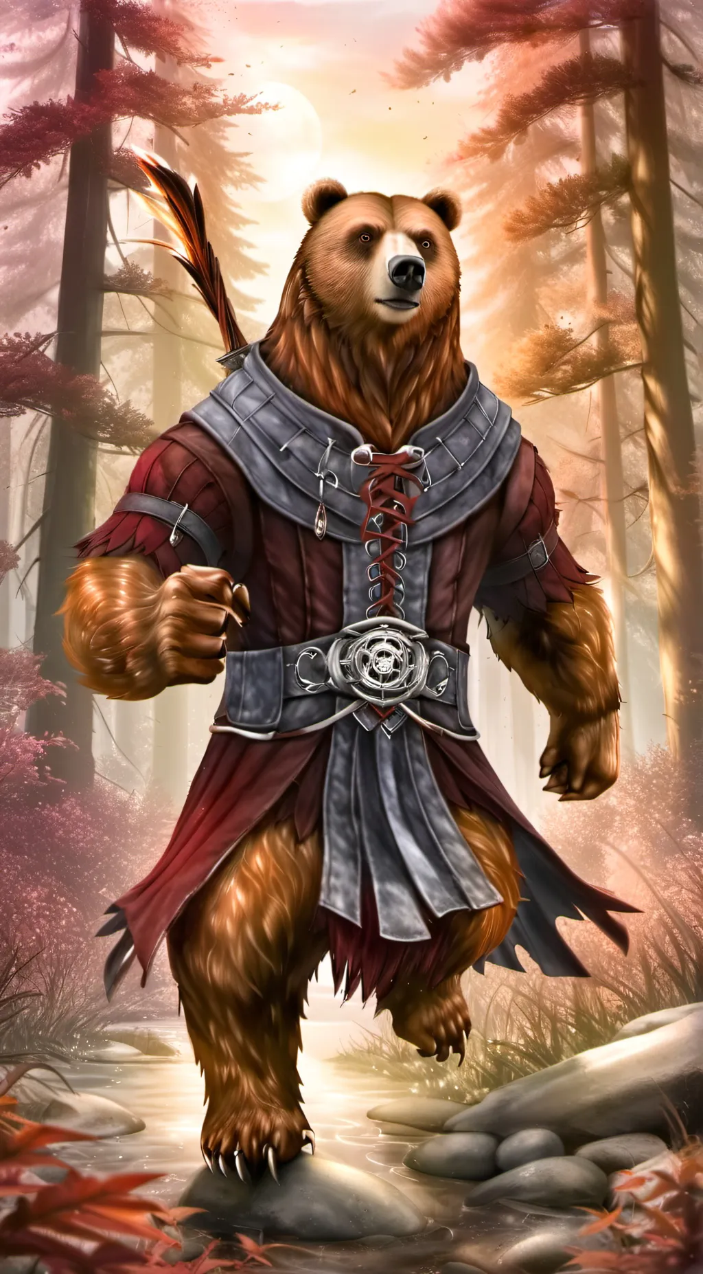 ai character: Grizzy  background