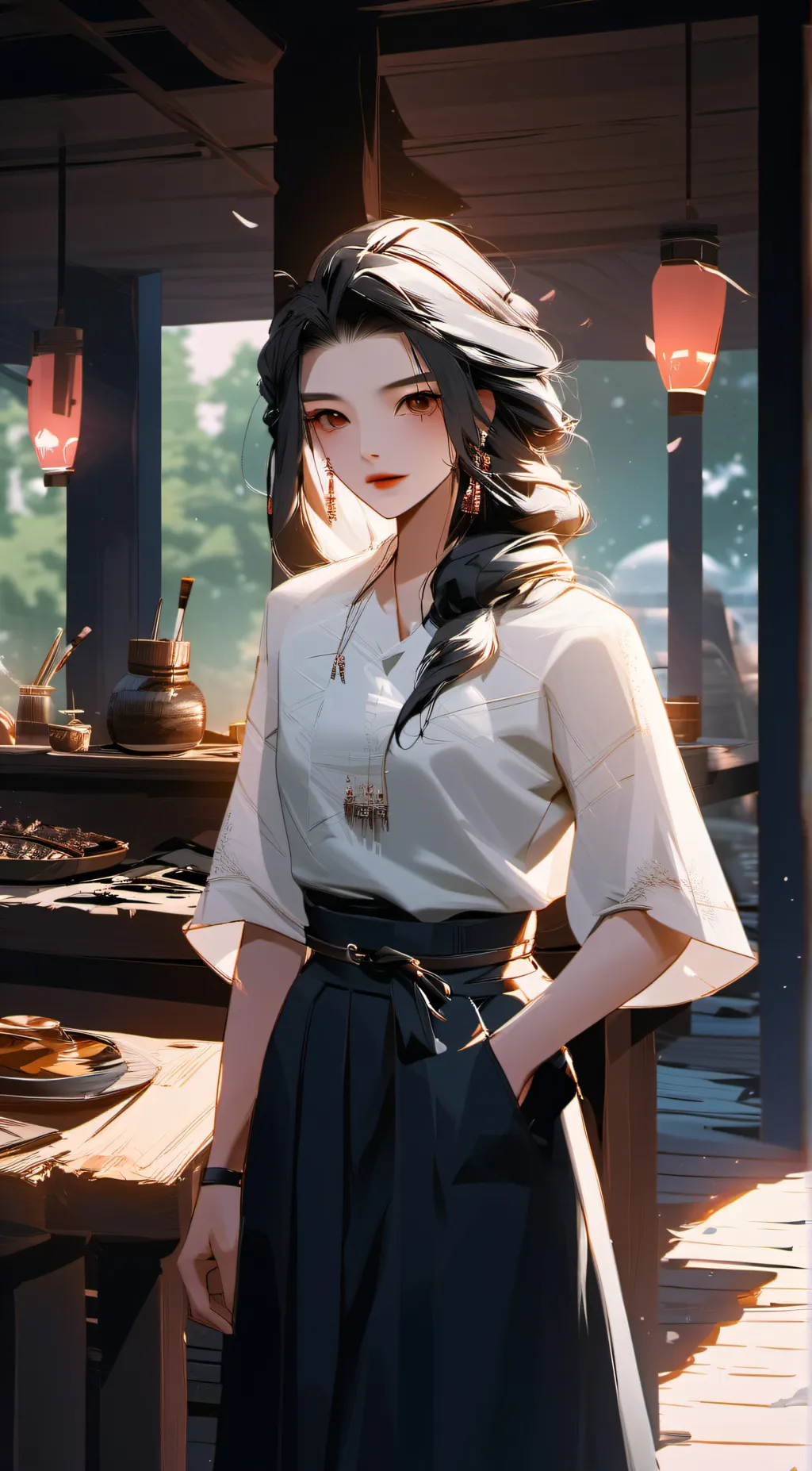 ai character: Ella background