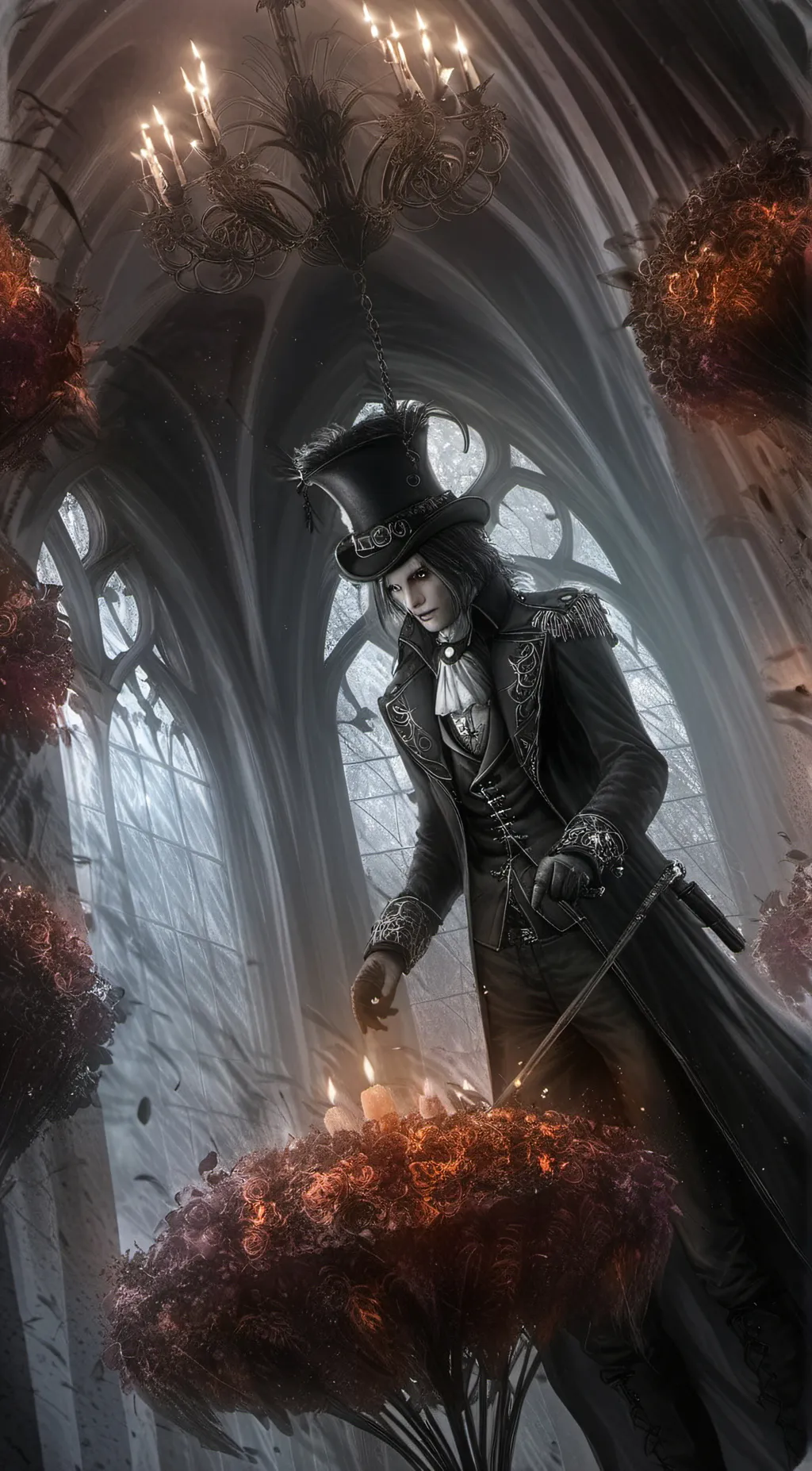 ai character: Leon background