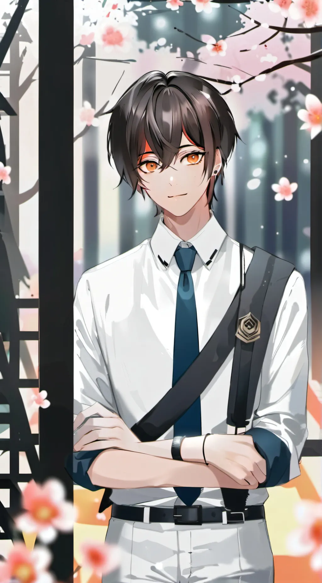 ai character: Leon background