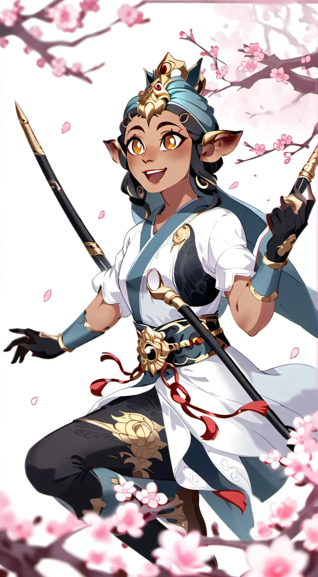 ai character: kion x rani  background