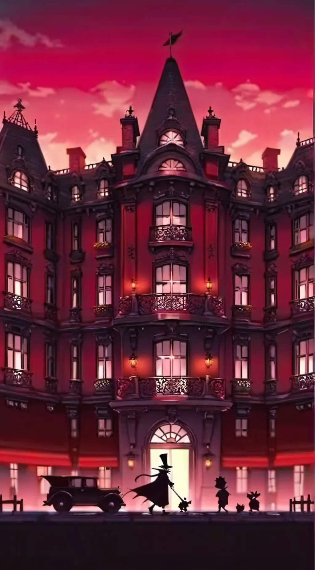 ai character: Hazbin hotel background