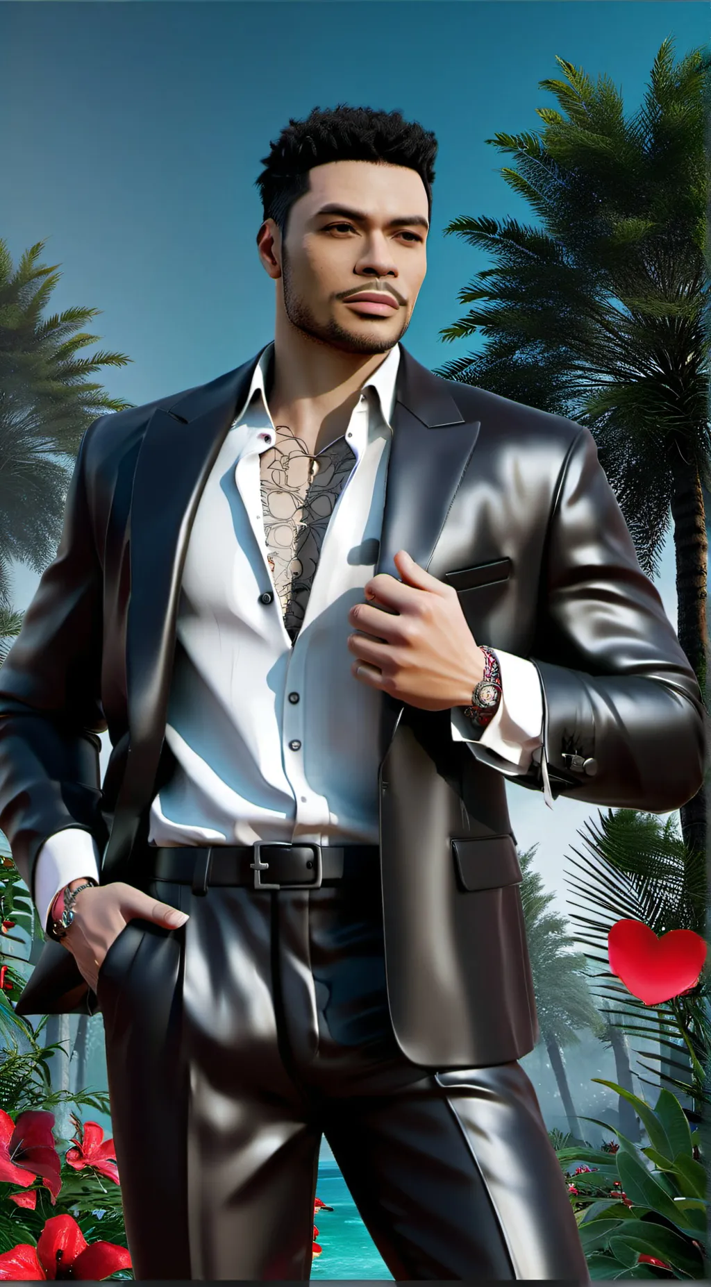 ai character: Rage jean pag background