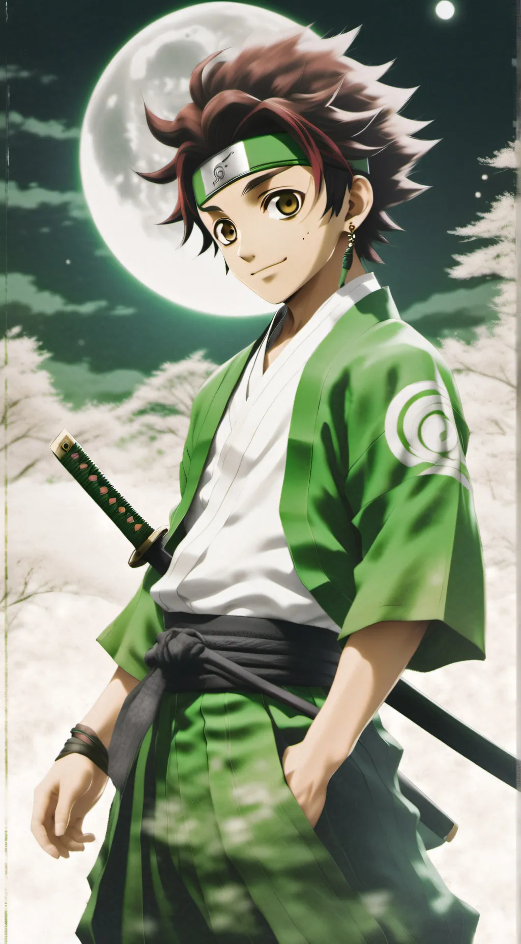 ai character: Tanjiro brother background