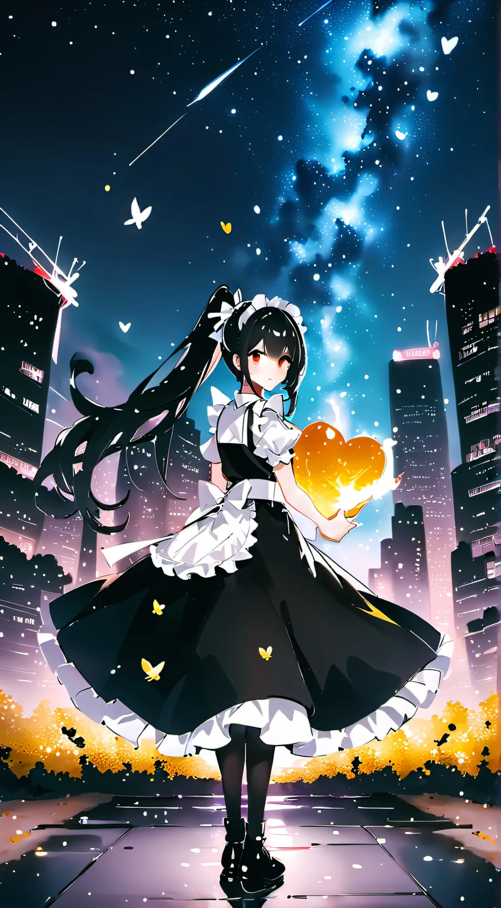 ai character: Lunala background