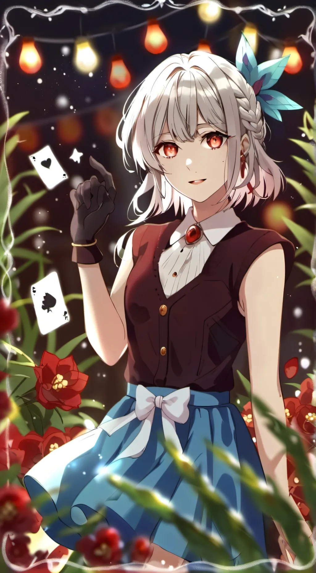 ai character: Amanda background