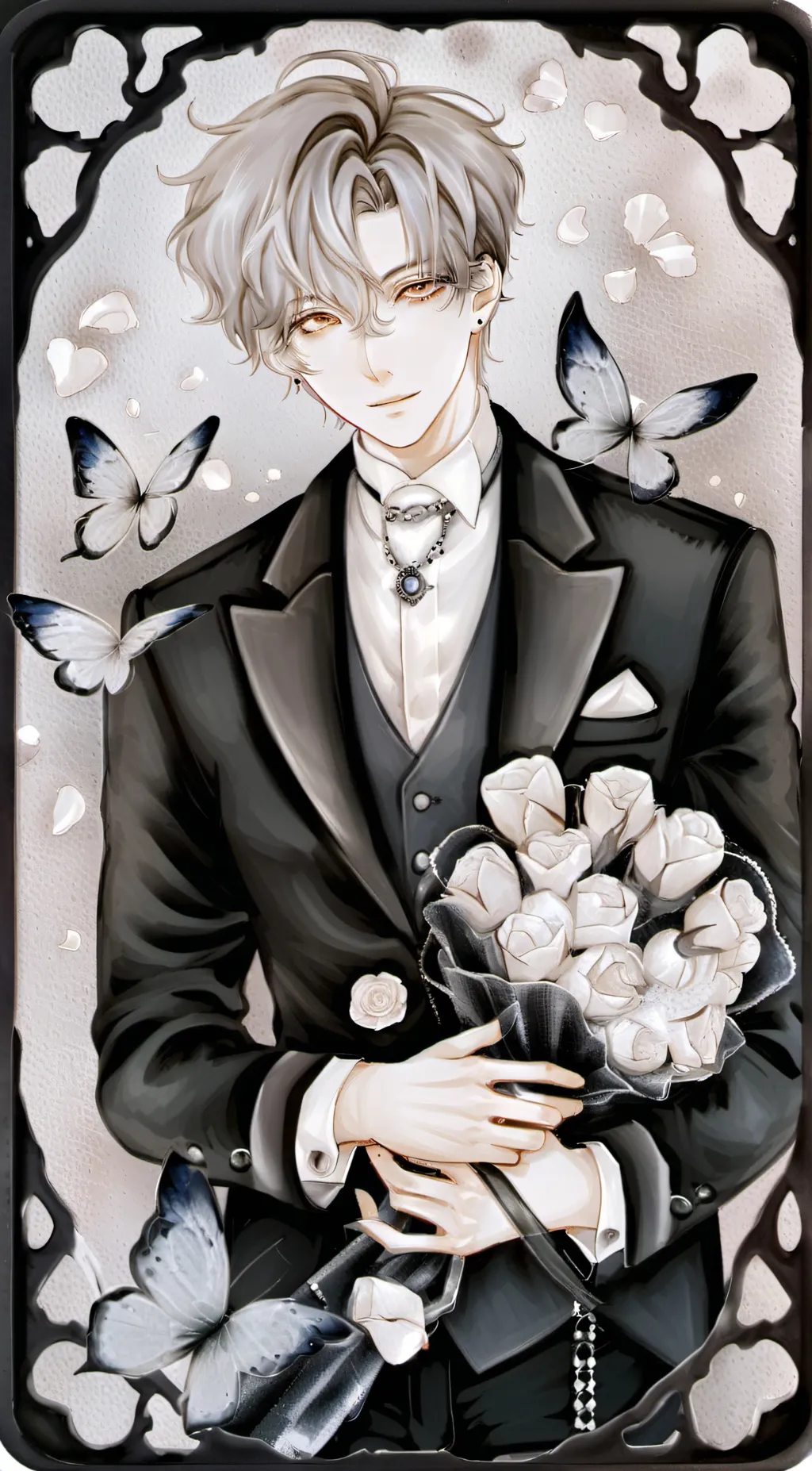 ai character: Damien background