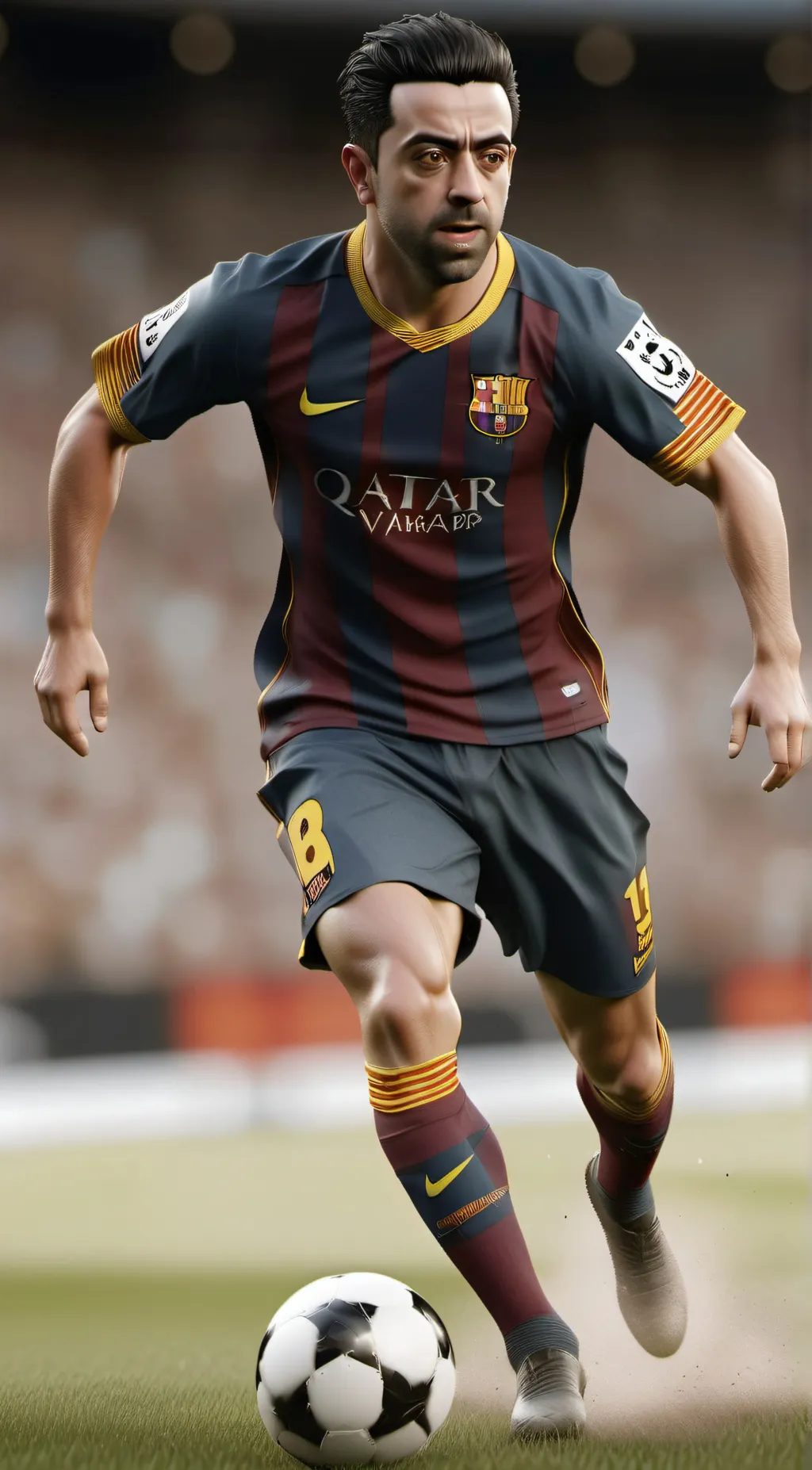 ai character: xavi hernandez  background