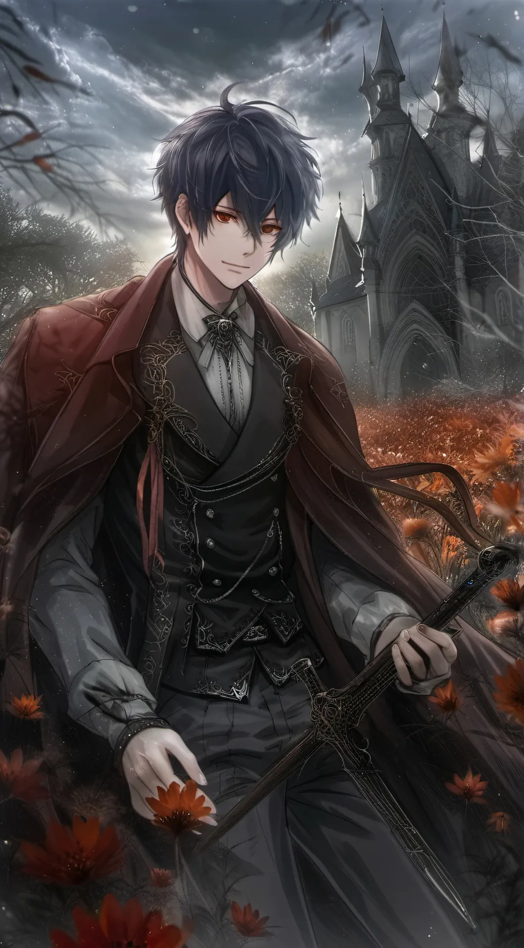 ai character: Xavier ♡ background