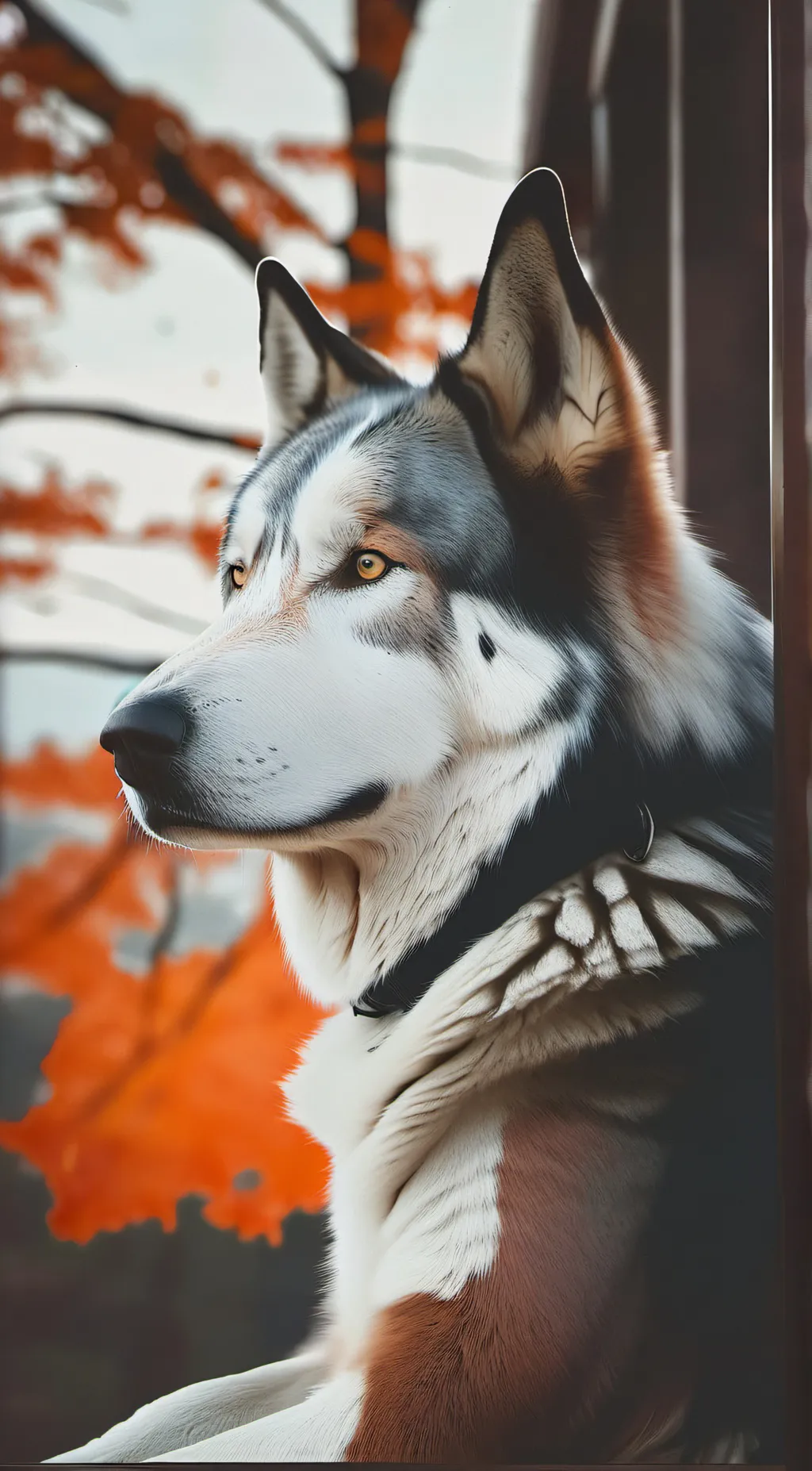 ai character: dog life background