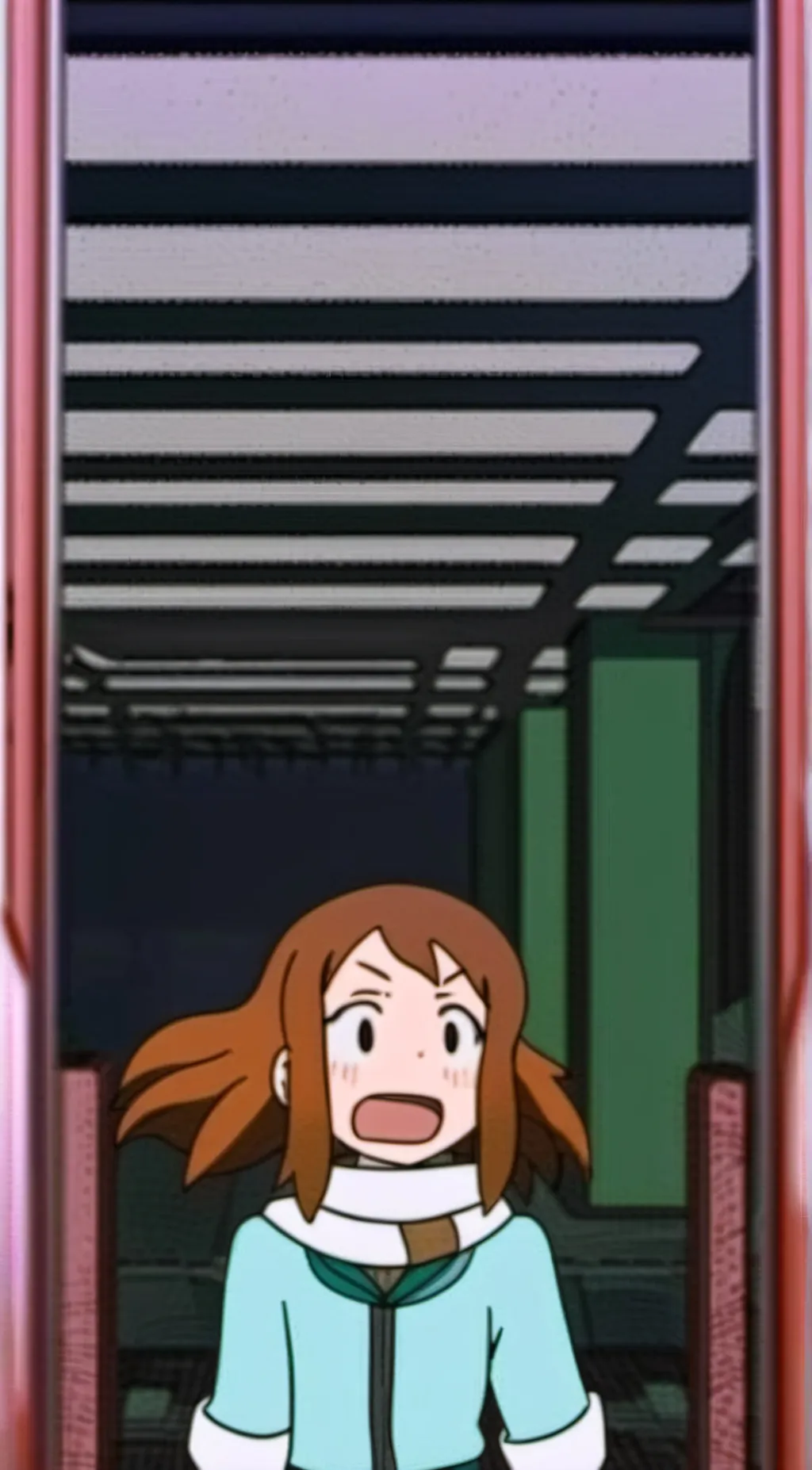 ai character: Uraraka  background