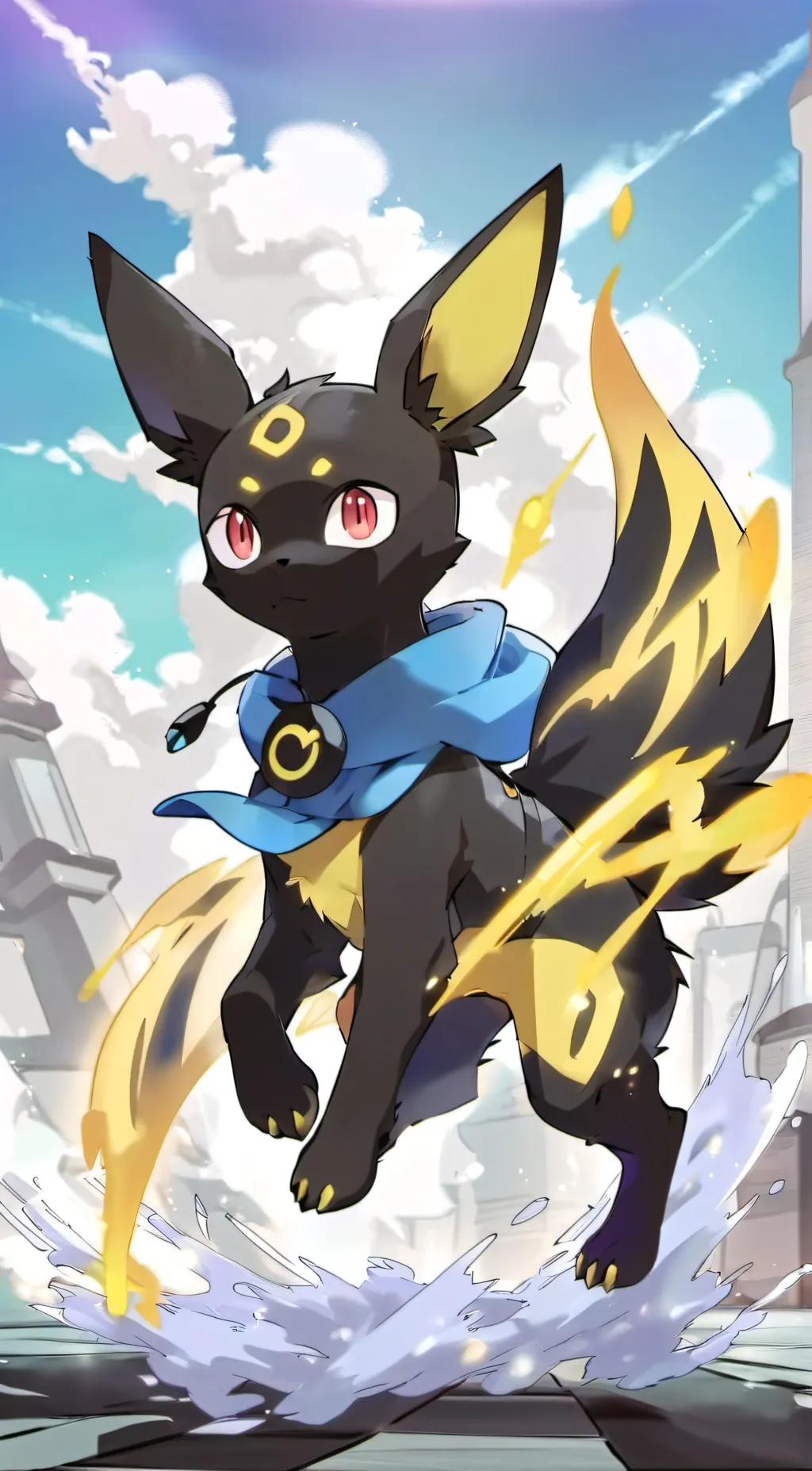 ai character: Umbreon background